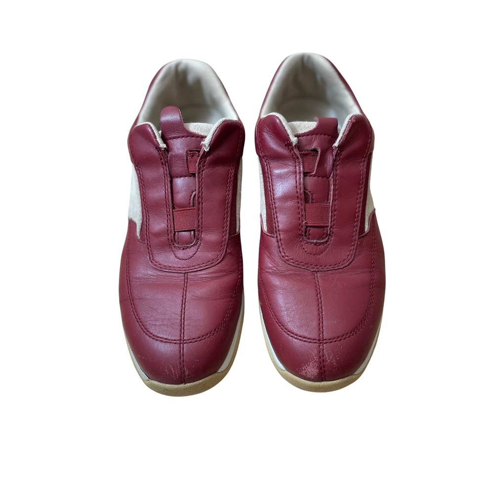 Rockport Burgundy Leather Slip On Casual Shoes‎ Women's Size 7.5